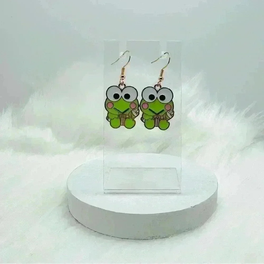 Keroppi Enamel Dangle Earrings